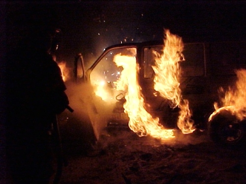 Close to the Van Fire January 18, 2002